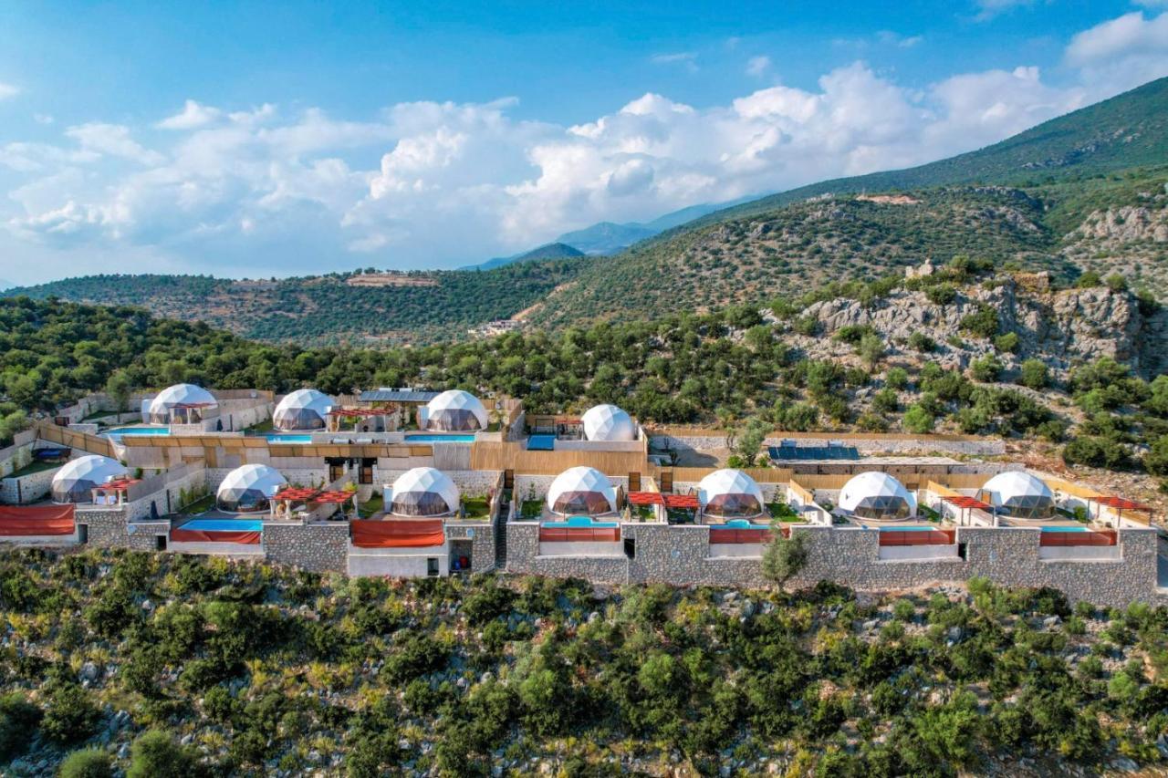 Kalkan Dome Suites & Deluxe Hotel Kaș Exterior foto