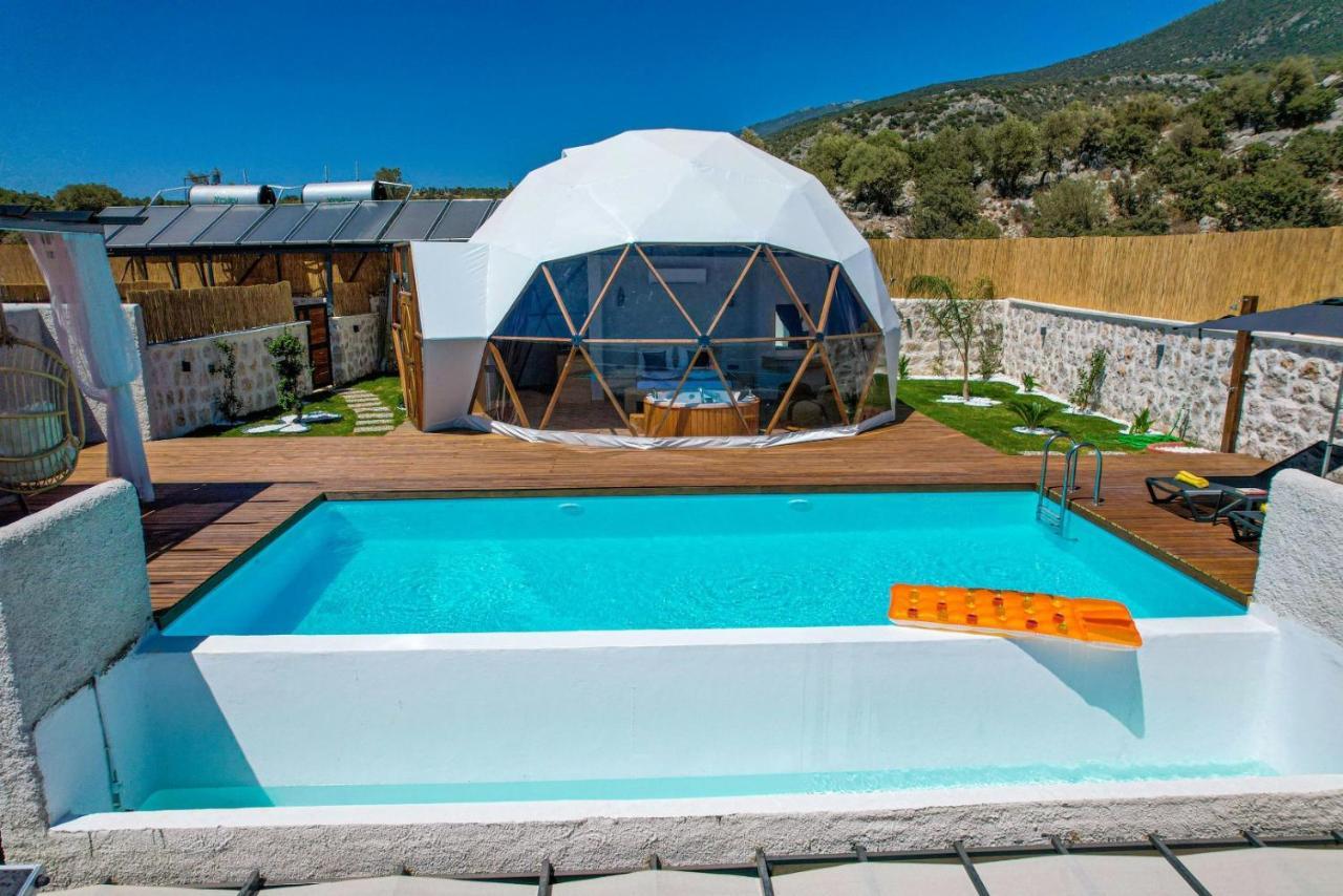 Kalkan Dome Suites & Deluxe Hotel Kaș Exterior foto