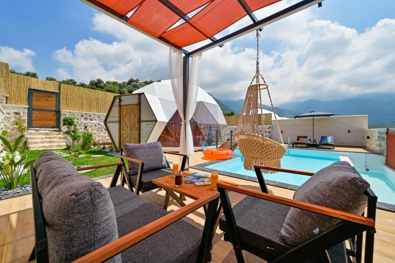 Kalkan Dome Suites & Deluxe Hotel Kaș Exterior foto