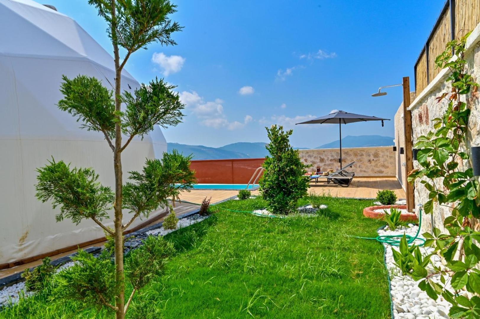 Kalkan Dome Suites & Deluxe Hotel Kaș Exterior foto
