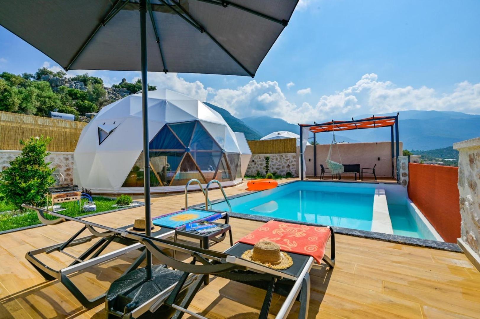 Kalkan Dome Suites & Deluxe Hotel Kaș Exterior foto